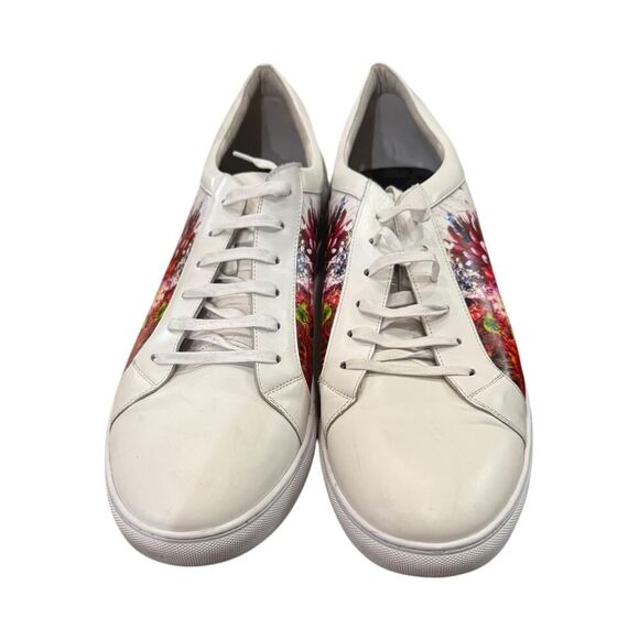 Robert Graham Tremblay RG5836L Mens White Leather Lifestyle Sneakers 15 main image 8